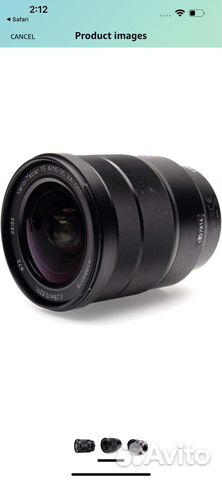 Обьектив Sony 16 35 f4 oss fe
