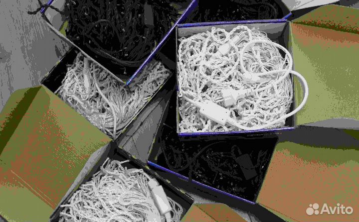 Гирлянда бахрома 25м