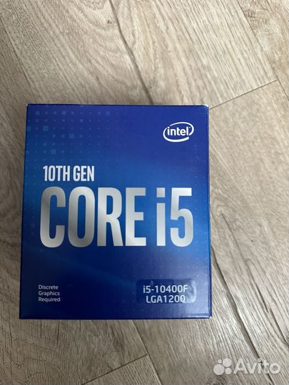 Cpu intel core i5 10400f box