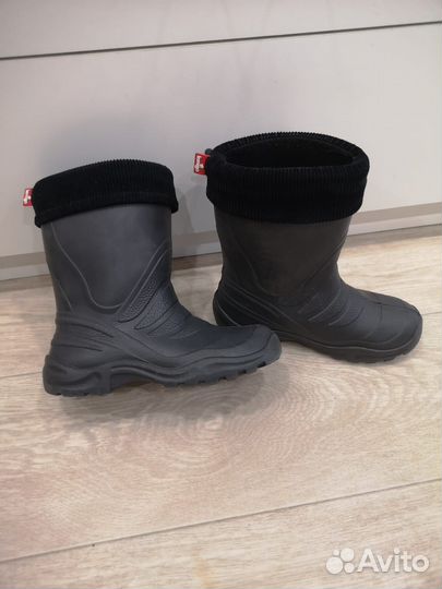 Детские резиновые сапоги сноубутсы Lemigo termix