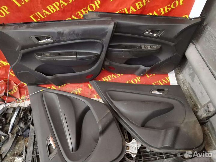 Обшивки дверей на geely GC 6