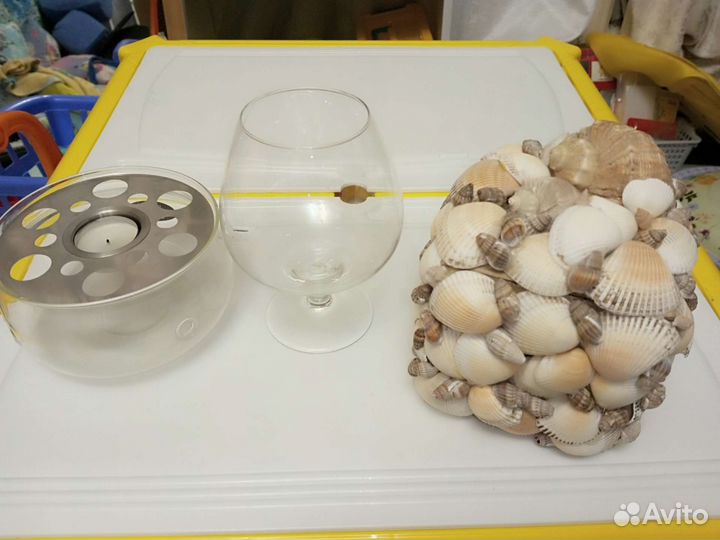 Бокал, арома лампа, шкатулка, увлажнитель