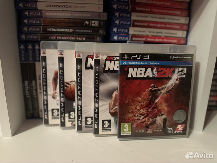 Nba 2k8/9/12 + Nba Live 07/09 ps3