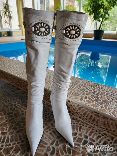 Сапоги женские натуральная кожа