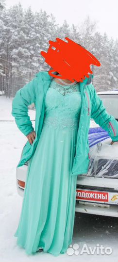 Вечернее платье в пол