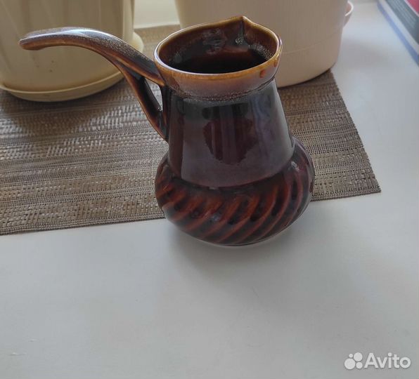 Турка керамика новая, 0,3 л