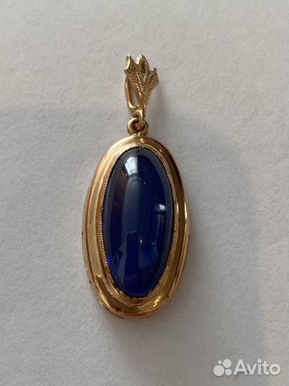 Золотая подвеска 583 пробы СССР