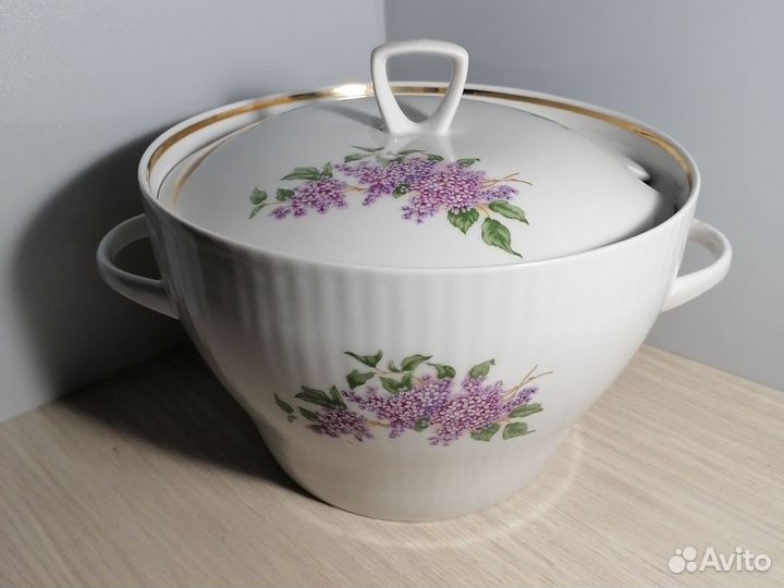 Супница СССР дулево сирень