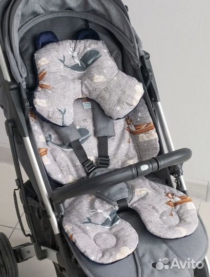 Вкладыш матрасик в коляску