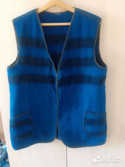 Жилетка из верблюжьего одеяла 48