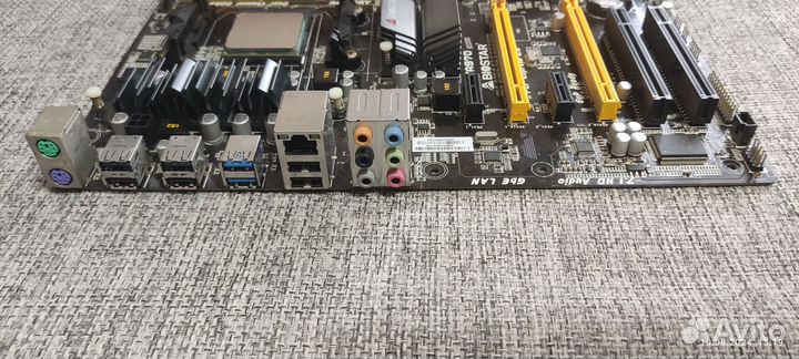 Материнская плата с процессором и озу