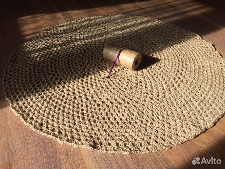 Джутовый коврик