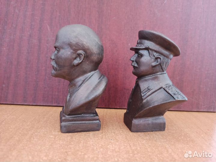Бюст Бронза Сталин, Ленин
