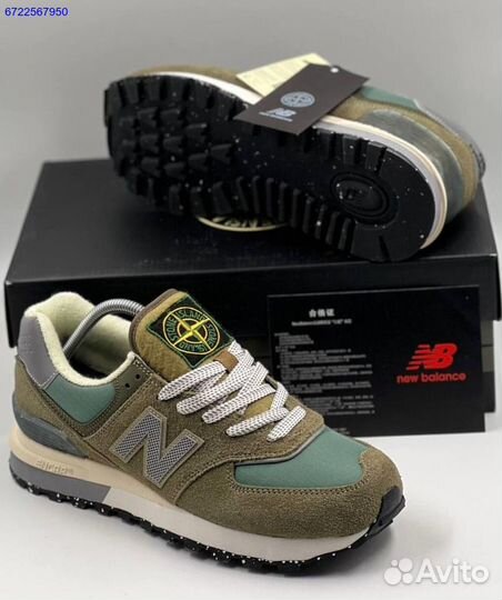 Кроссовки New Balance 574 Stone Island