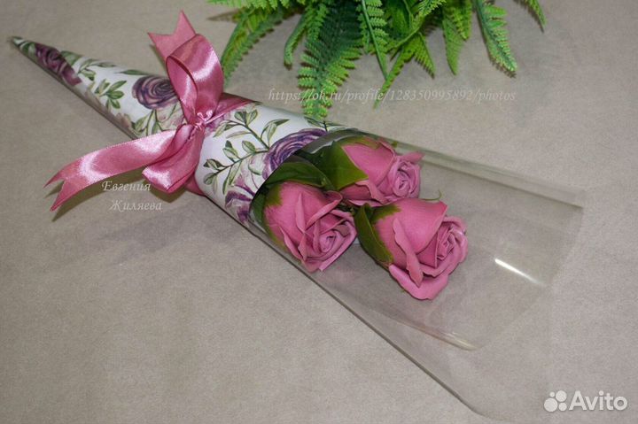 Букетик из ароматных(мыльных)роз