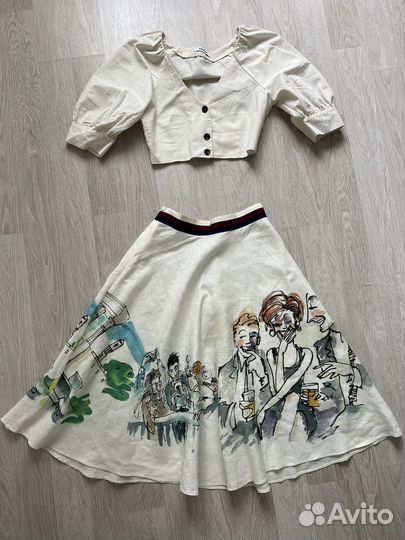 Костюм льняной