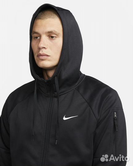 Худи Nike Therma Men's Therma-FIT Full-Zip Fitness