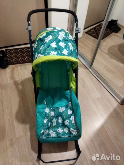 Санки коляска ника умка 3в1