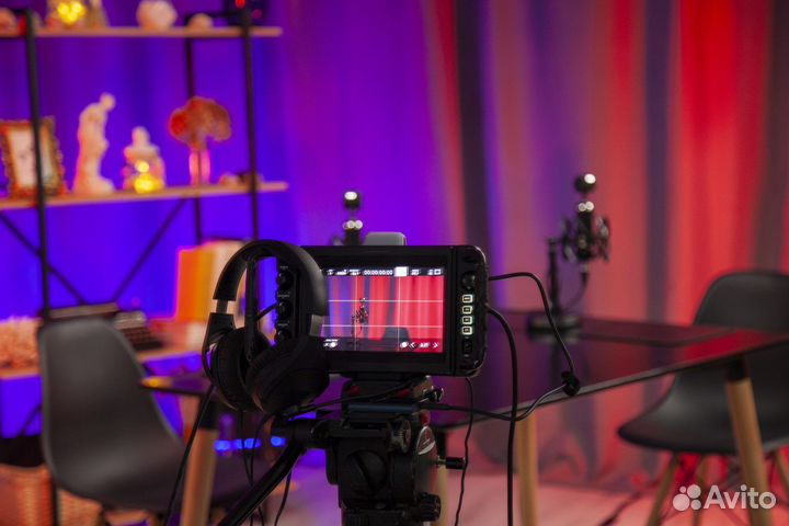 Видеостудия для подкастов, Reels, онлайн курсов