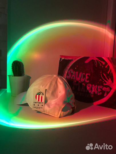 Кепка Carhartt Белая (Бейсболка )