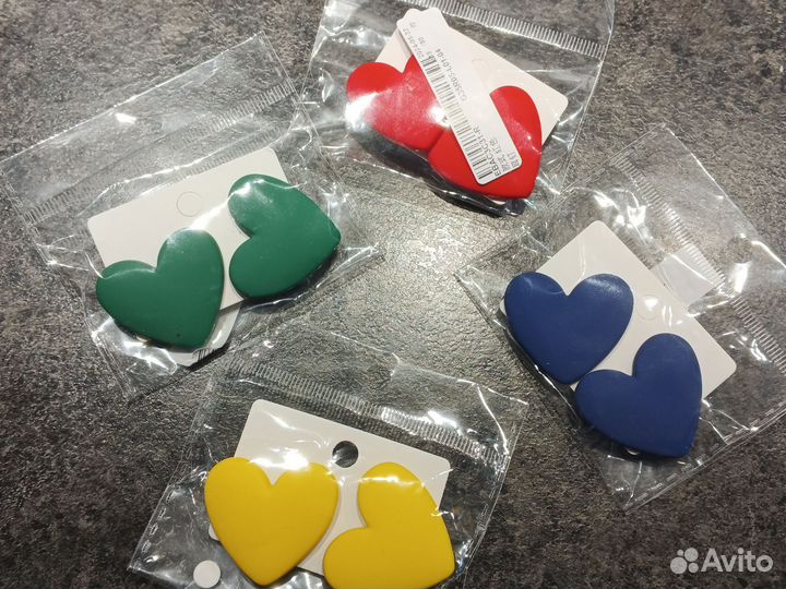 Серьги Сердце