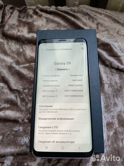 Samsung Galaxy S9 Plus, 4/64 ГБ