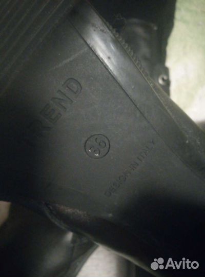 Сапоги женские 36 размер натуральная кожа