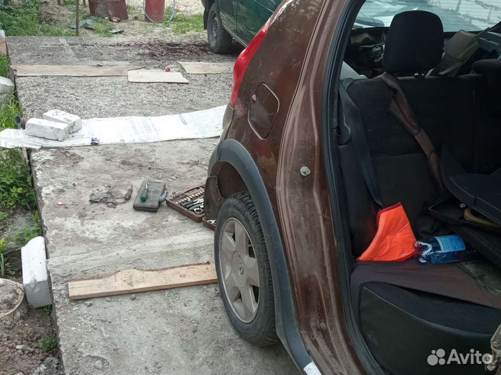 Крылья задние рено сандеро степени 1