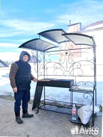 Мангал С крышей