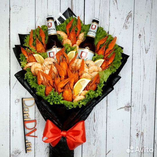 Букет с раками и креветками арт. 3533 в Хабаровске