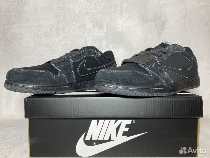 Nike Air Jordan 1 Low x Travis Scott Black Phantom