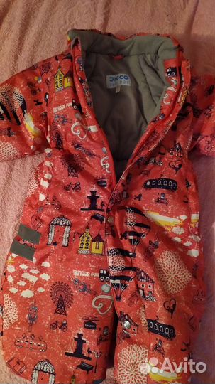 Зимний комбинезон для девочки 80 86 размер