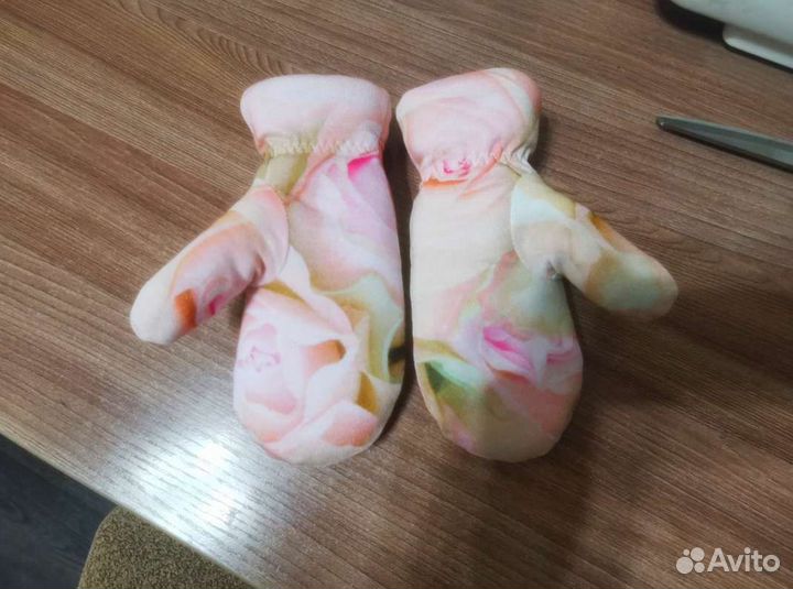 Шапка +снуд+ варежки