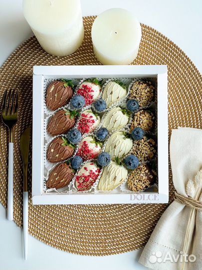 Клубника в шоколаде доставка подарок