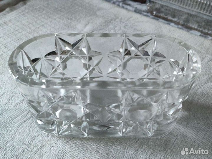 Хрустальная конфетница СССР