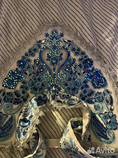 Костюм Снегурочки взрослый S