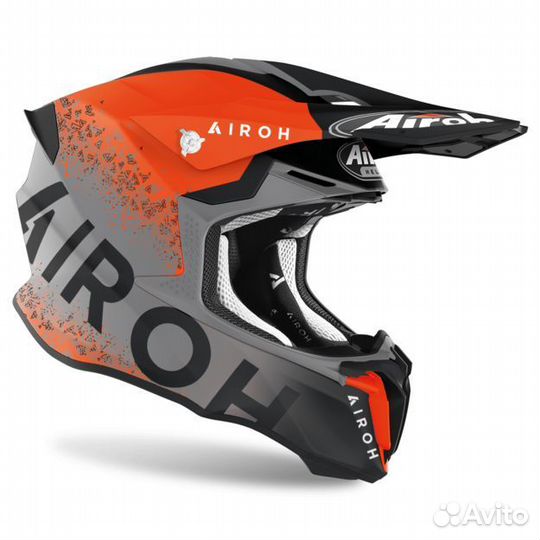 Кроссовый шлем Airoh Twist 2.0 (Orange)