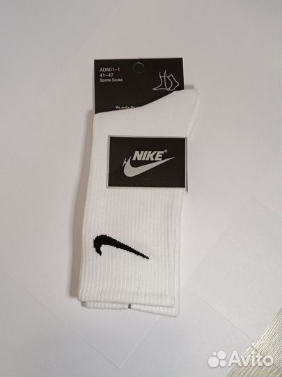 Носки nike высокие