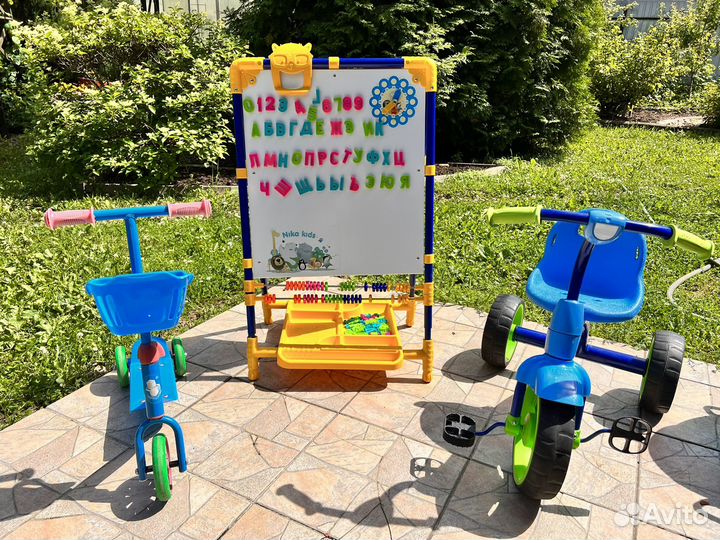 Мольберт детский двухсторонний nika kids