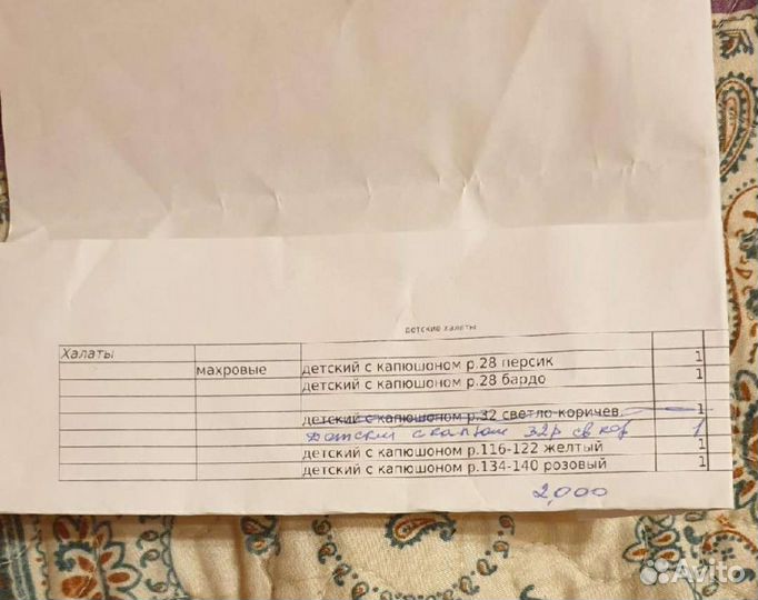 Детские халаты новые