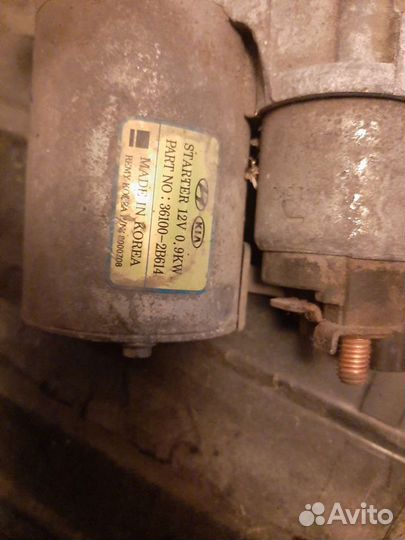 Стартер Хендай Крета, Солярис, Кия Рио 3, Рио 4