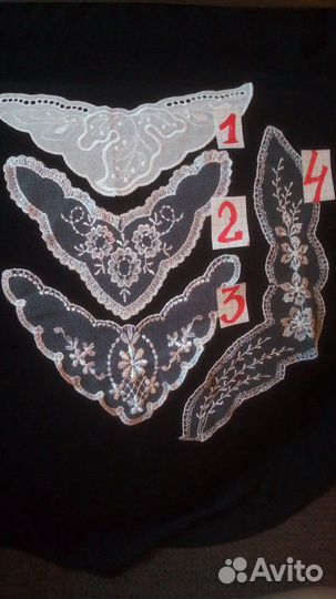 Воротнички, аппликации, медальоны. СССР