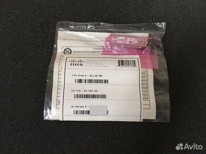 Модуль Cisco GLC-SX-MM (новый) Оригинал