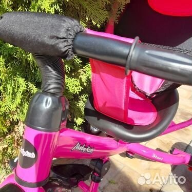 Трехколесный велосипед розовый