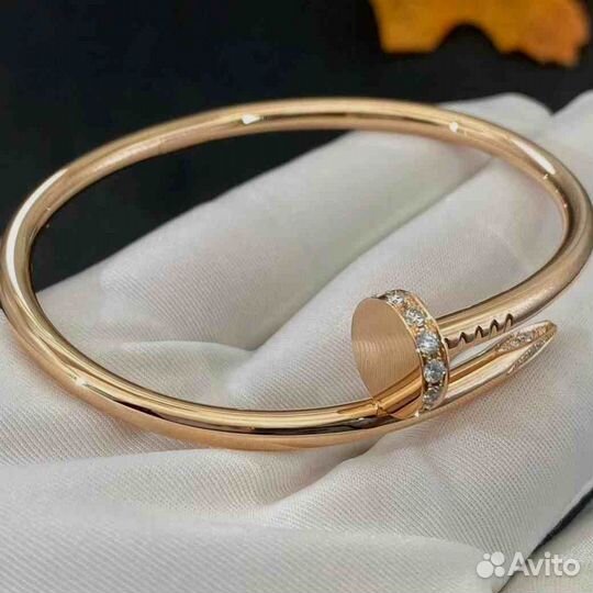 Браслет Cartier Juste un Clou Розовое золото 0,55ct