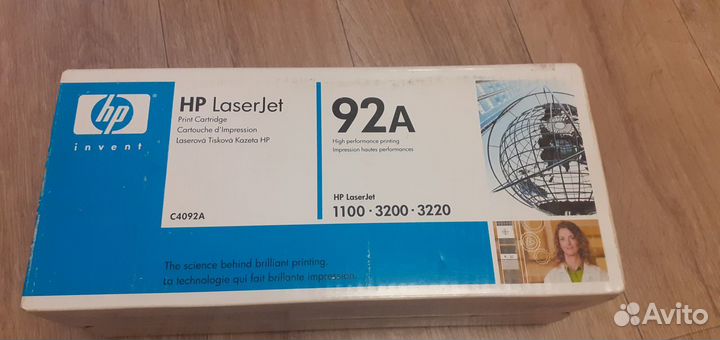 Новый картридж C4092A для принтеров HP (оригинал)