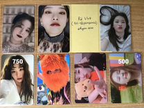 Продажа карт red velvet, nct, aespa, enhypen