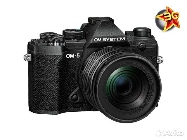 Фотоаппарат Olympus OM System OM-5 Kit 12-45mm f/4 Pro Black