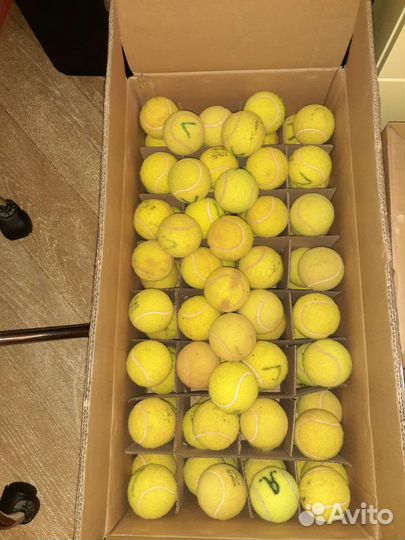 Теннисный мячи коробка