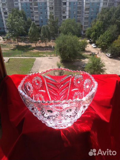 Ваза хрустальная большая СССР
